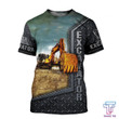 Excavator 3D All Over Printed Shirts for Men and Women TT0108 - Amaze Style™-Apparel