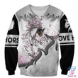 Love Horse 3D All Over Printed Shirts For Men and Women TT130412 - Amaze Style™-Apparel