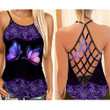 Tmarc Tee Butterfly Combo Camisole tank Legging