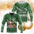 Logger Christmas Woodworking 3D Full Printing - Amaze Style™-Apparel