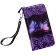 Tmarc Tee Butterfly Printed Leather Wallet
