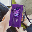 Tmarc Tee Customized Name Butterfly Printed Leather Wallet