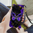 Tmarc Tee Butterfly Printed Leather Wallet