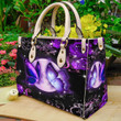 Tmarc Tee Butterfly Printed Leather Bag
