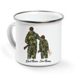 Tmarc Tee Hunting Deer- Dad& Son- Personalized Name Campire Mug XT