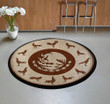 Tmarc Tee Mexican Rooster Circle Rug