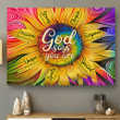 Tmarc Tee Jesus-Sunflower God Say You Poster Horizontal