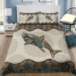 Tmarc Tee Fishing Decor Restro Shark design d print Bedding set SN