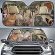 Tmarc Tee Driving Cat-filled Family Funny Car Auto Sunshade