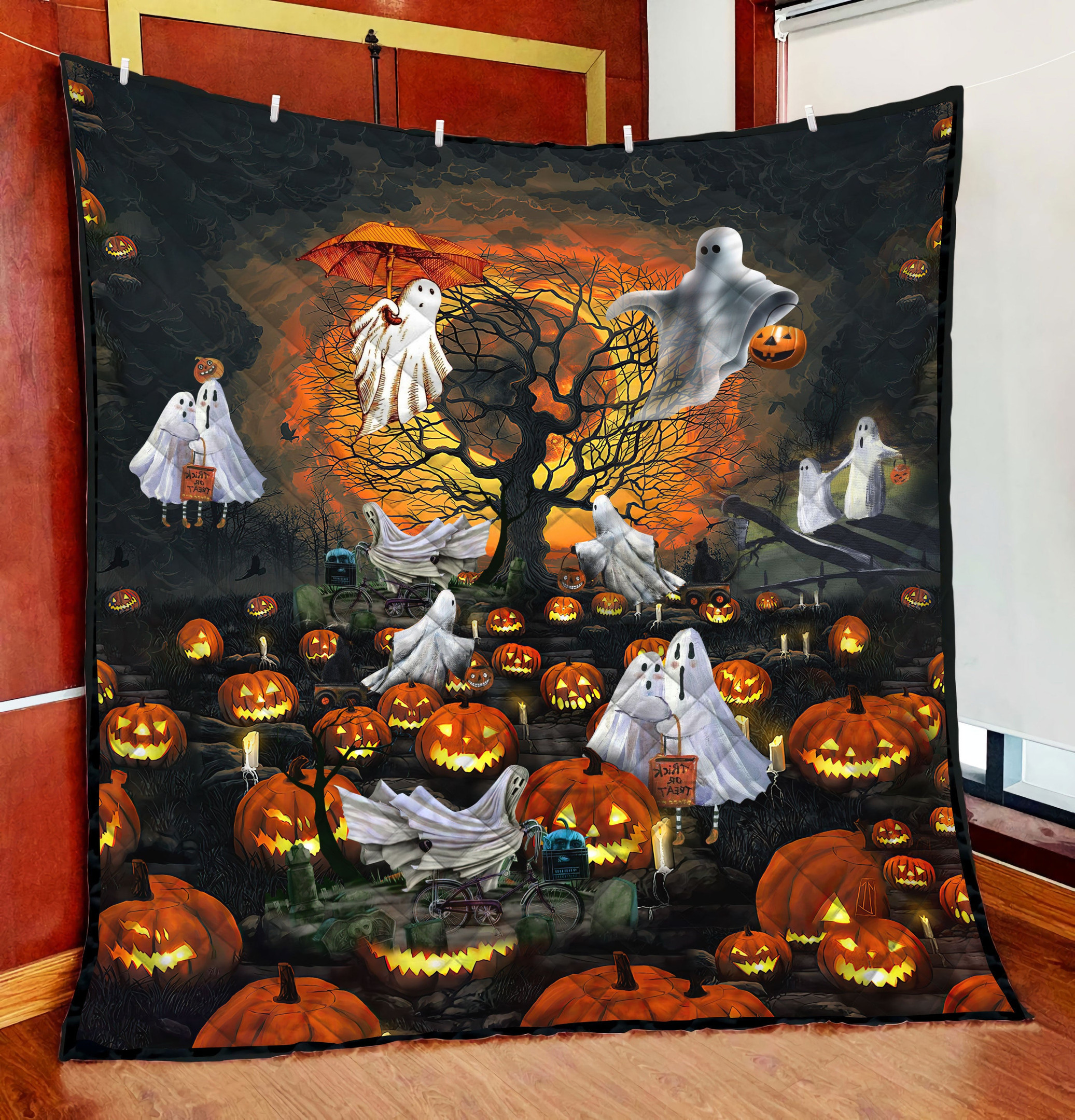 Tmarc Tee Halloween Quilt Blanket