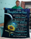 Tmarc Tee I Did Not Get To Choose You - To Daughter-In-Law - Premium Blanket