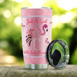 Tmarc Tee Flamingo stainless steel tumbler