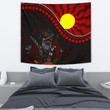 Tmarc Tee Indigenous People And Sun Aboriginal Art 3 Printed Wall Tapestry
