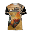 Tmarc Tee Love Rooster Farmer Unisex Shirts