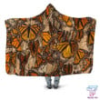 3D All Over Yellow Butterflies Hoodie Dress Leggings Blanket NNK - Amaze Style™-Apparel