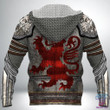 Scotland Armor Knight Warrior Chainmail 3D All Over Printed Shirts For Men and Women TT290201 - Amaze Style™-Apparel