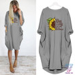 With Jesus In Her Heart And Coffee In Her Hand She Is Unstoppable Dress - Amaze Style™-Apparel