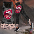Sexy lip love Skull tanktop & legging camo hunting outfit for women QB05122002 - Amaze Style™-Apparel