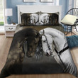 Tmarc Tee Black And White Horse Couple Bedding Set