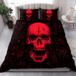 Tmarc Tee Red Satanic Skull Bedding Set MH