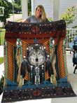 Tmarc Tee Native Wolf Blanket