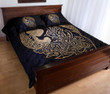Tmarc Tee Viking Wolf Celtic Galaxy Quilt Bed Set