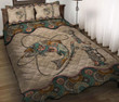 Trout Fishing Mandala Vintage quilt bedding set HAC260404-Quilt-Huyencass-King-Vibe Cosy™