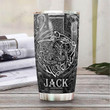 Tmarc Tee Personalized Viking Raven Metal Style Stainless Steel Tumbler Personalized