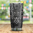 Tmarc Tee Personalized Viking Metal Style Stainless Steel Tumbler Personalized