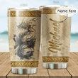 Tmarc Tee Personalized Name Dragon Stainless Steel Tumbler