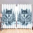 Tmarc Tee Wolf Window Curtains