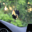 Tmarc Tee Rooster Unique Design Car Hanging Ornament SN
