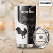 Tmarc Tee Personalized Rooster Stainless Steel Tumbler Oz DD.S