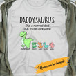 Tmarc Tee Personalized Gift Father's Day T-shirt Daddy Saurus