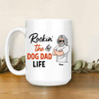Tmarc Tee Rockin The Dog Dad Life Personalized Mug Amazing Father's Day Gift