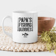 Tmarc Tee Papa's Fishing Buddies Personalized Mug Fathers Day Gift