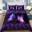 Tmarc Tee Purple Butterfly Bedding Set