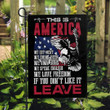 Tmarc Tee This Is America If You Don't Like It Leave Flag