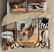 Tmarc Tee Personalized Name Rodeo Bedding Set Horse Art Ver