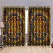 Tmarc Tee Six Pointed Wicca Art Curtains Window PiS