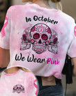 Tmarc Tee SKULL - Wear Pink - Breast Cancer Awareness Tshirt