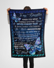 Tmarc Tee To My Daughter From Mom - Premium Blanket