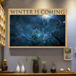 Tmarc Tee Song Of Ice Dragon Winter Horizontal Canvas - Wall Art Poster
