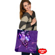 Tmarc Tee Personalized Butterfly Printed Canvas Tote Bag