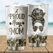 Tmarc Tee Proud Army Wife Printed Stainless Steel Tumbler PD