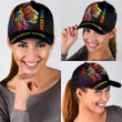 Tmarc Tee Personalized LGBT Lion PRIDE LGBTQ Flag Black 3D Classic Cap