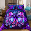 Tmarc Tee Butterfly Colorful Daisy D Bedding Set