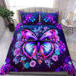 Tmarc Tee Butterfly Colorful Daisy D Bedding Set