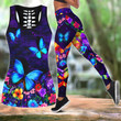 Tmarc Tee Butterfly Colorful Combo Legging + Tank Top