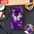 Tmarc Tee Customized Name Butterfly D AOP Leather Wallet